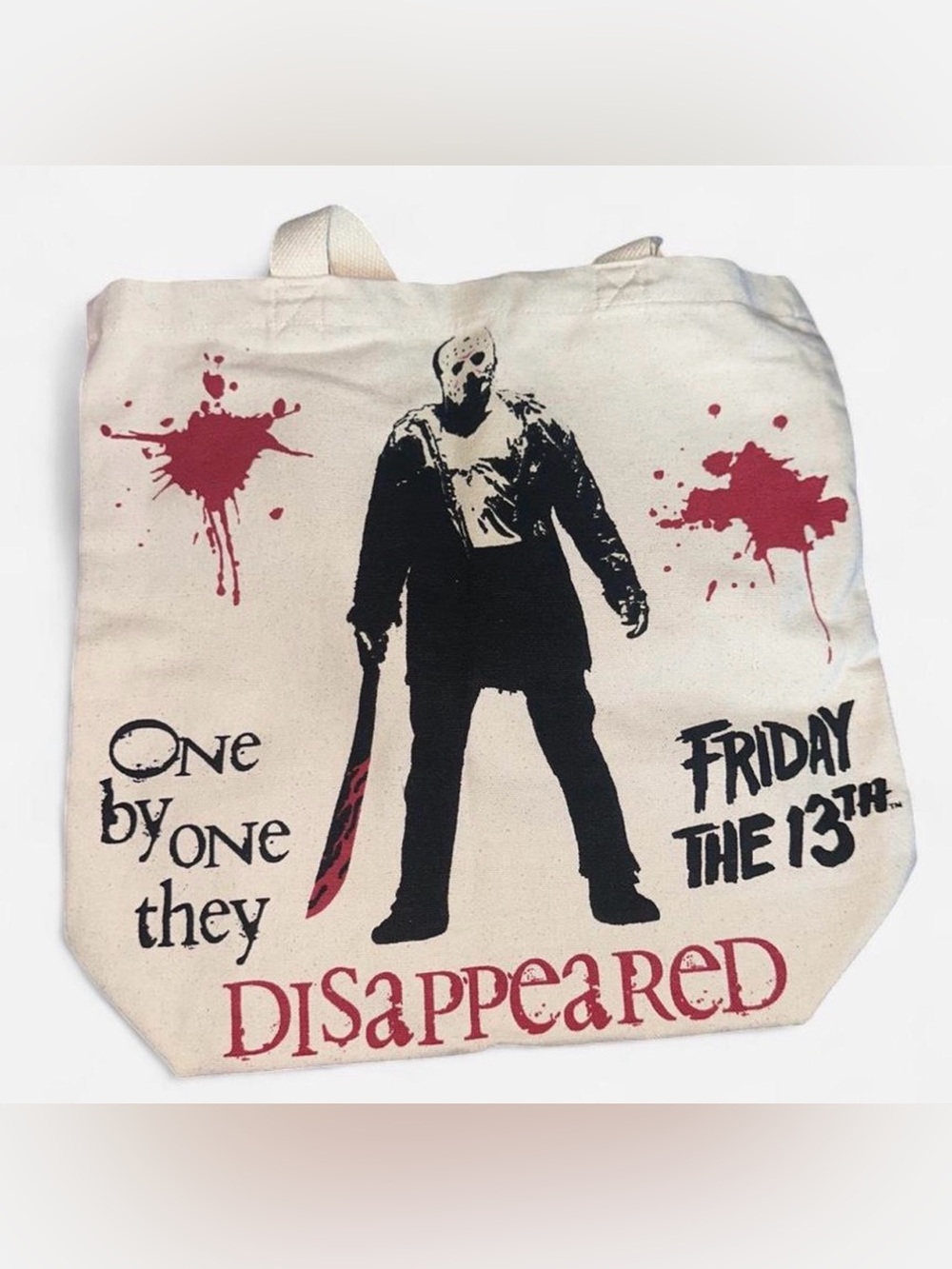 Friday the 13th Horror Canvas Tote Bag